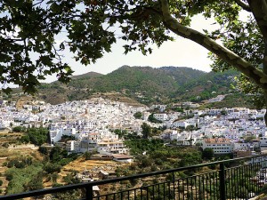 Casa rural en Cómpeta casa rural en Cómpeta- vistas del pueblo