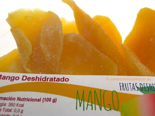 Mango deshidratado en bandeja de 200 g