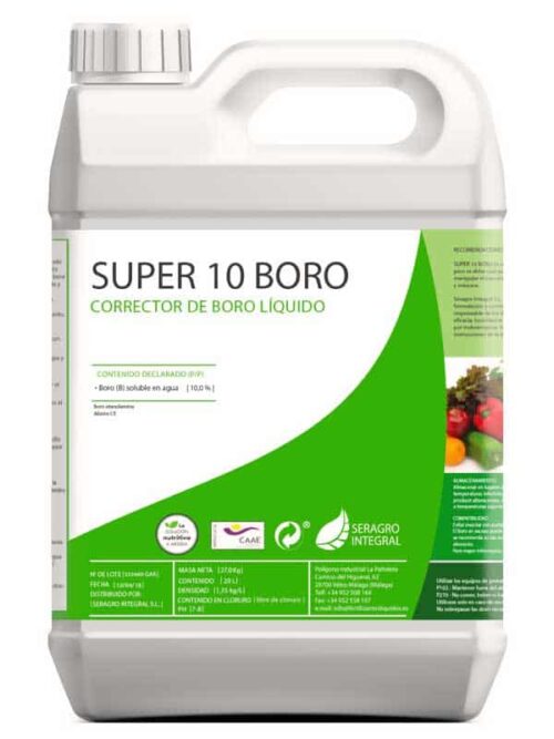 Fertilizante boro líquido Super 10 B