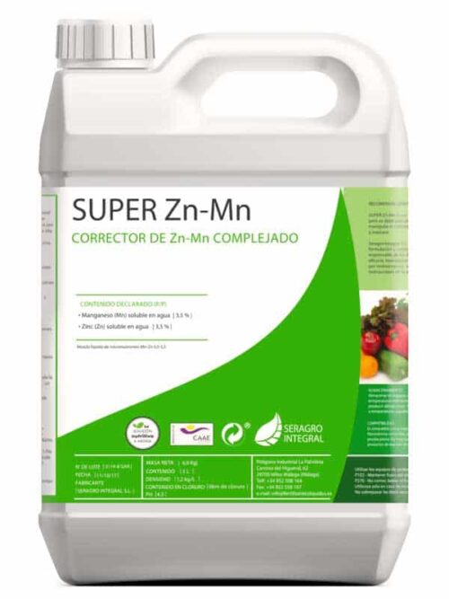 Fertilizante/corrector de zinc y manganeso Super Zn-Mn