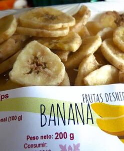 Chips de plátano en bandeja de 200 g