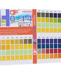 Escala de colores para comparación de tiras medidoras de pH