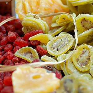 Frutas deshidratadas