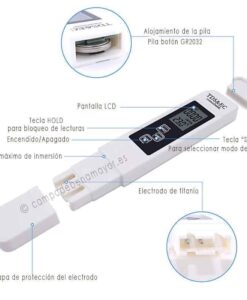 Funciones del medidor de conductividad