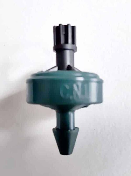 Gotero antidrenante Netafim PCJ CNL 8 litros/ hora (color verde) salida cilíndrica