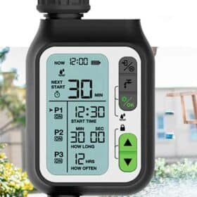 Programador de riego para grifo con sensor lluvia